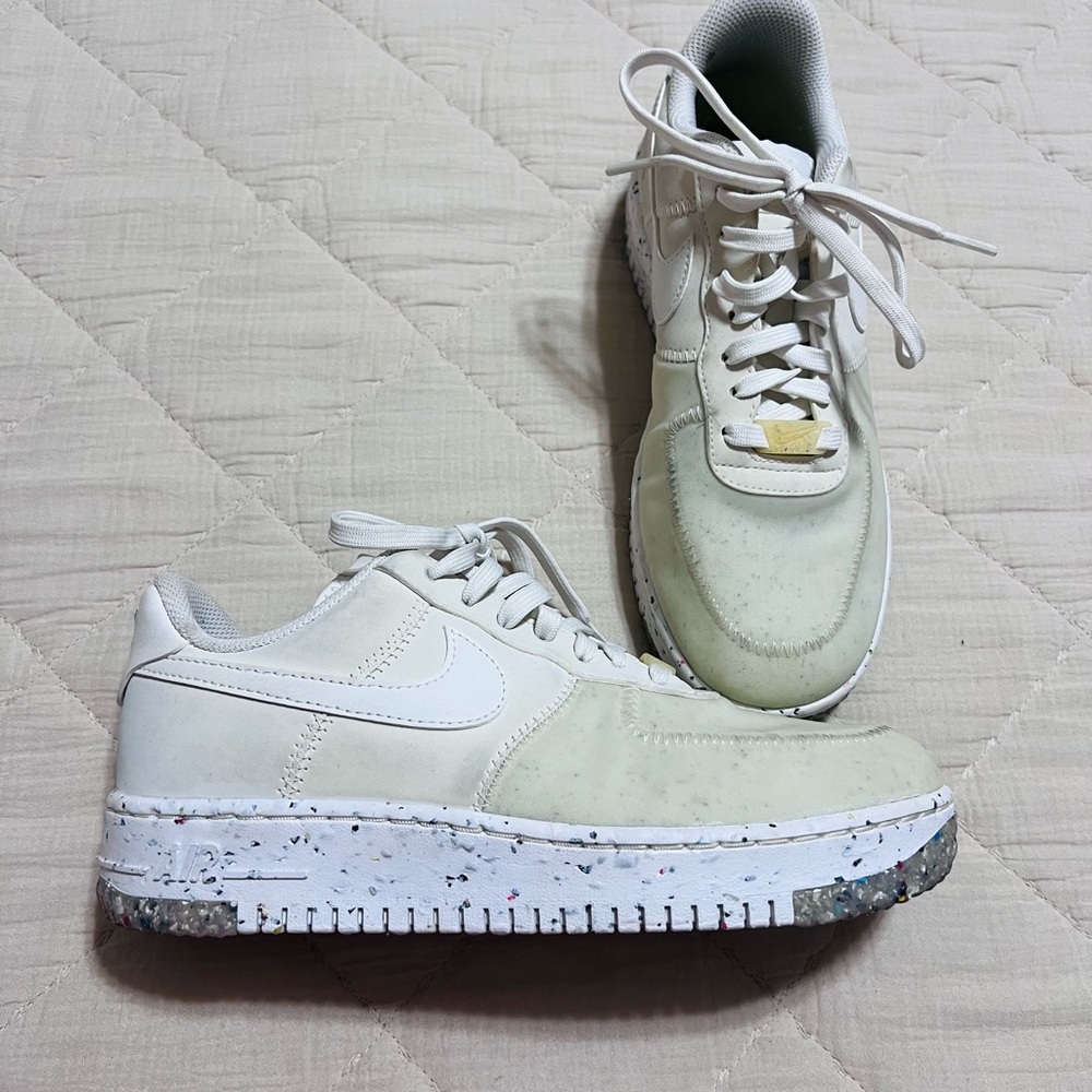 Nike Air Force 1 Crater Shoes Men's Sneakers Summit White - Picture 7 of 8